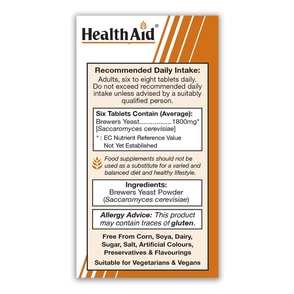 Brewer's Yeast Tablets - HealthAid