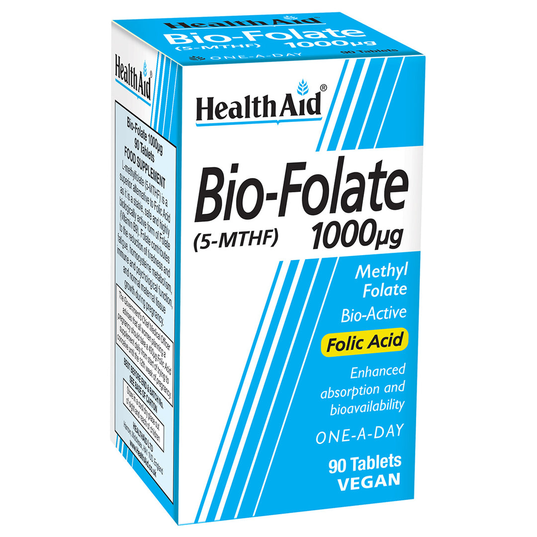 Bio-Folate 1000ug Tablets – HealthAid®