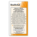 Vitamin C 500mg Chewable Tablets - HealthAid