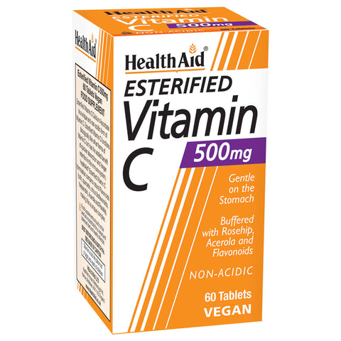 Esterified Vitamin C 500mg Tablets - HealthAid