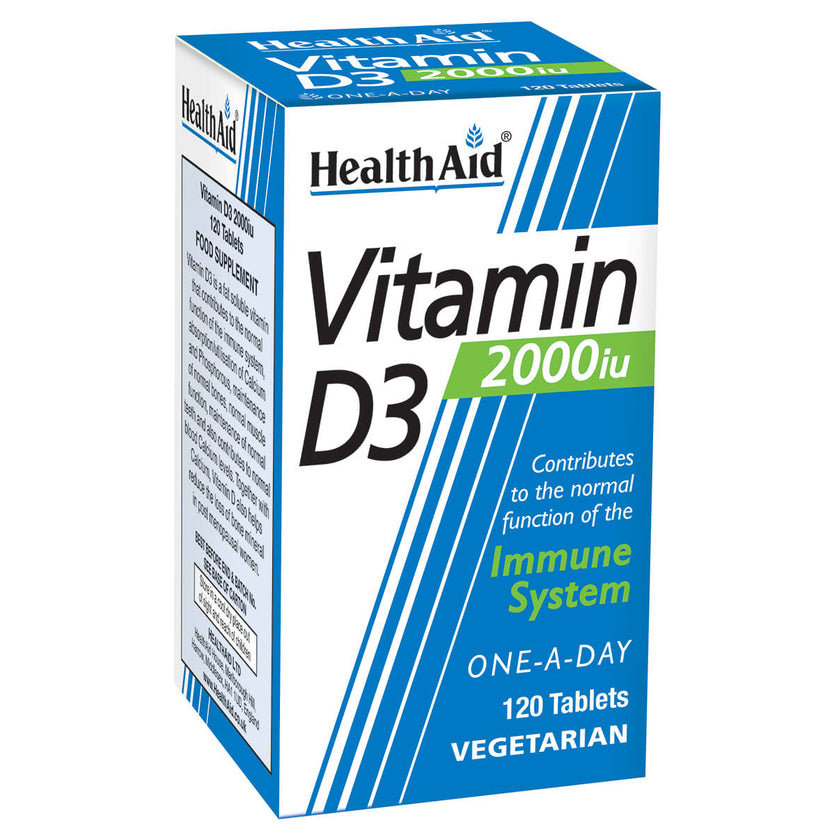 Vitamin D3 2000iu Tablets HealthAid®