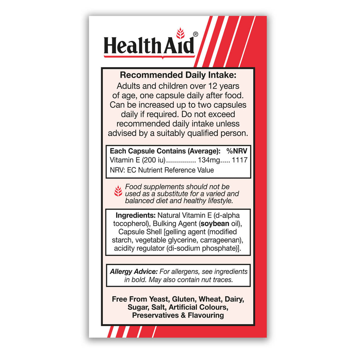 Vitamin E 200iu Capsules