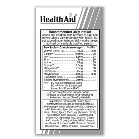 Multiminerals - Prolonged Release Tablets - HealthAid