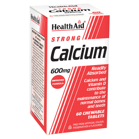 Calcium 600mg Chewable Tablets