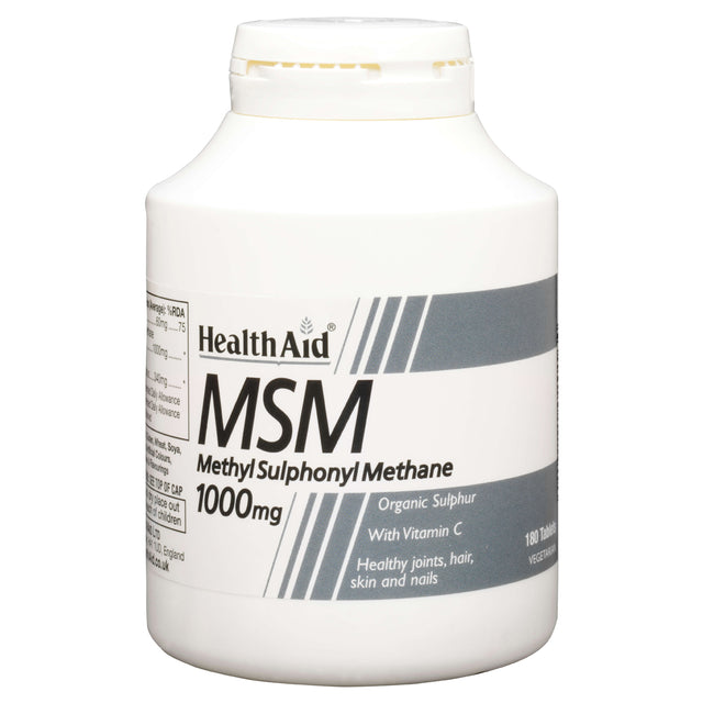 Home / Collections / MSM 1000mg (MethylSulphonylMethane) Tablets