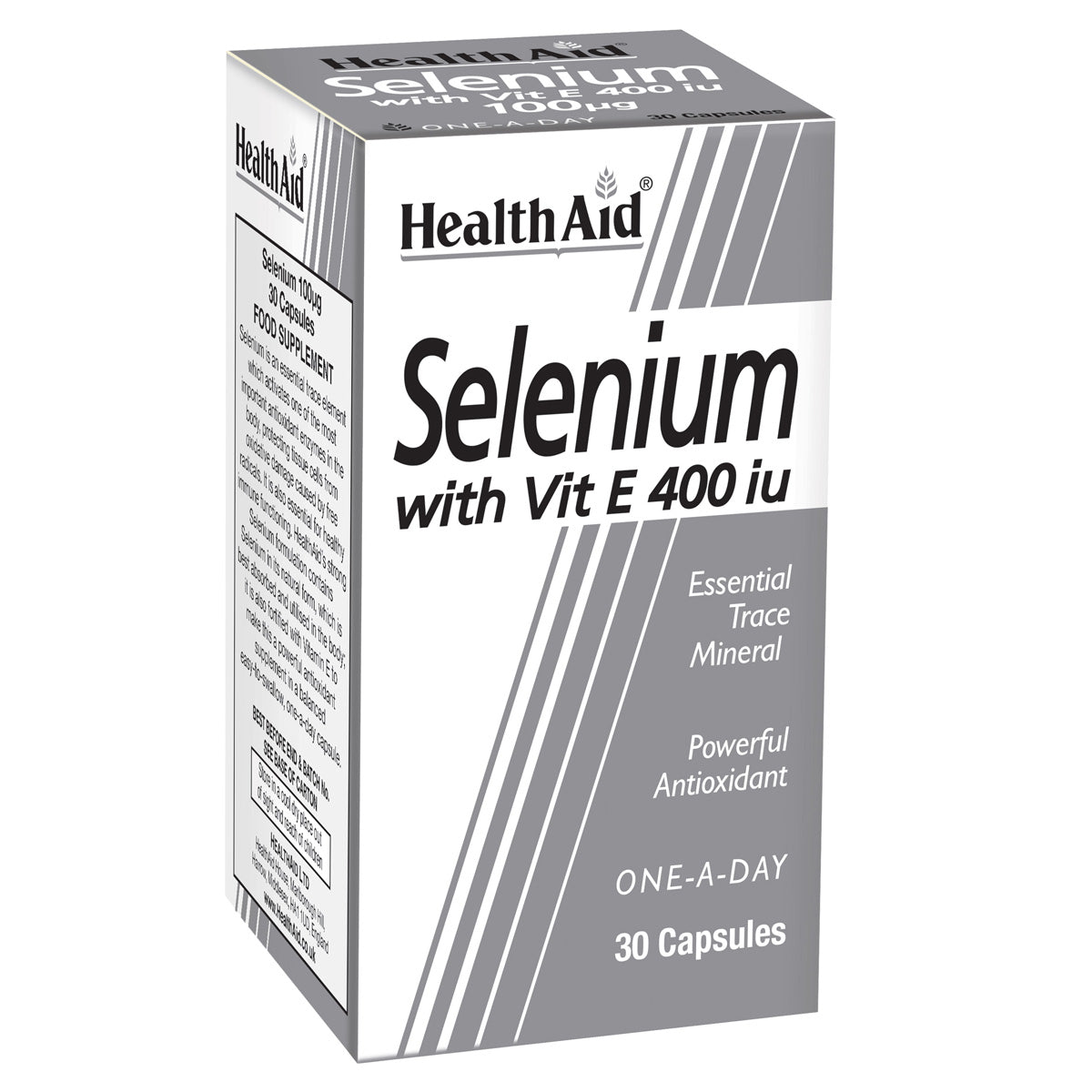 Selenium 100ug + Vitamin E 400iu Capsules