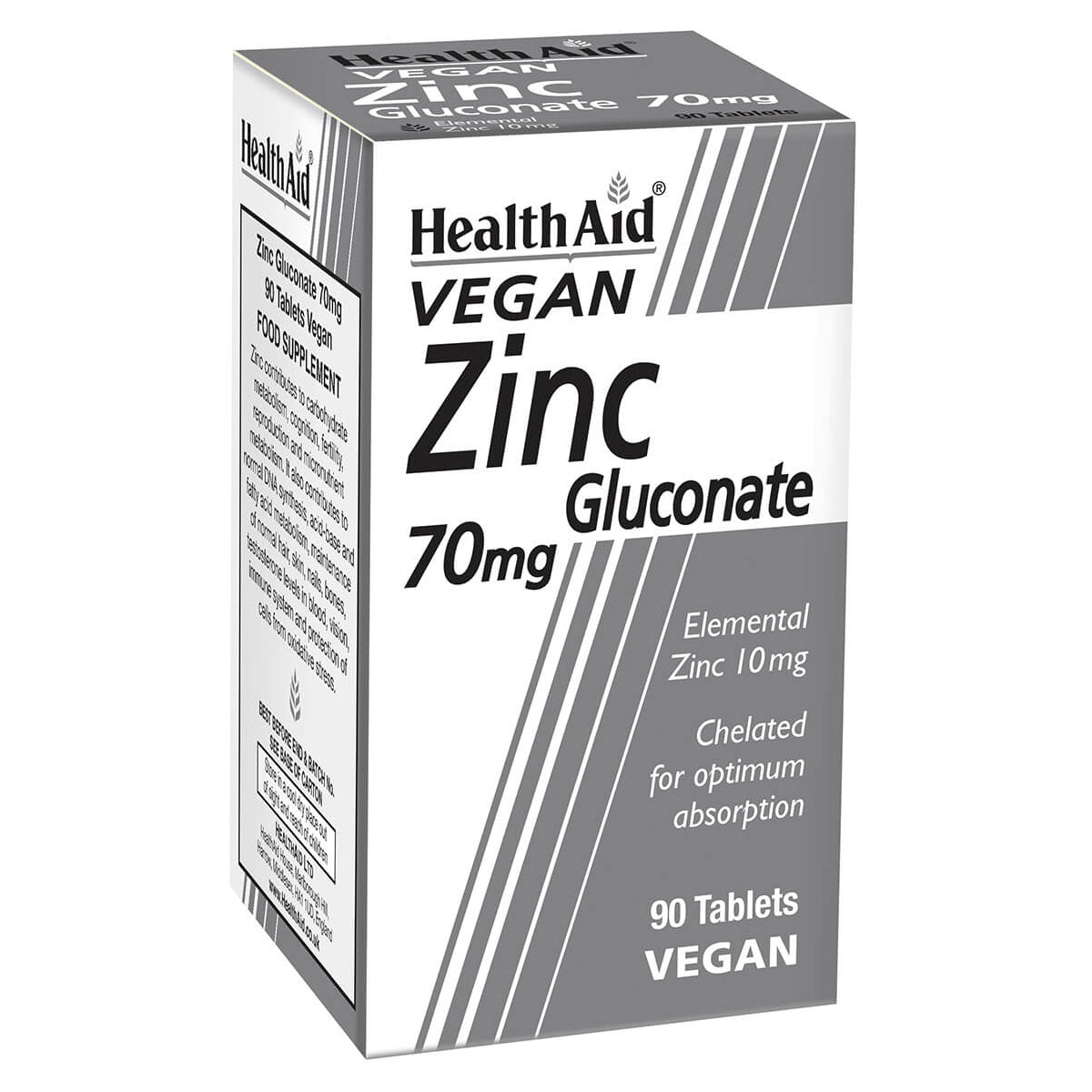 Zinc Gluconate 70mg Tablets