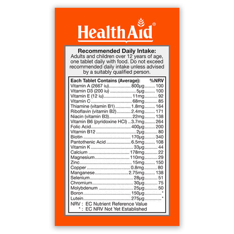 A-Z Multivit No Iron & Iodine Tablets