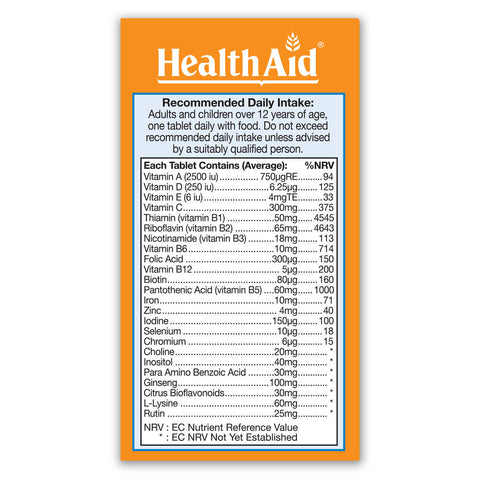 Mega-Multi Tablets - HealthAid