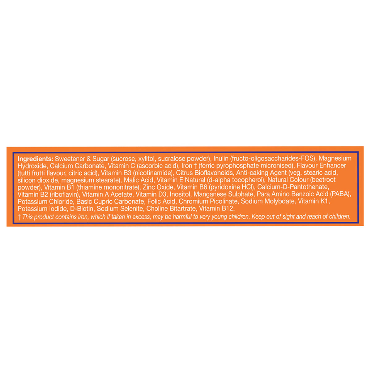 Junior-vit - Chewable (Tutti-fruity Flavour) Tablets - HealthAid