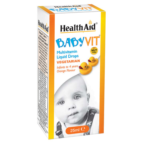 Baby Vit®  - Orange Flavour Drops - HealthAid