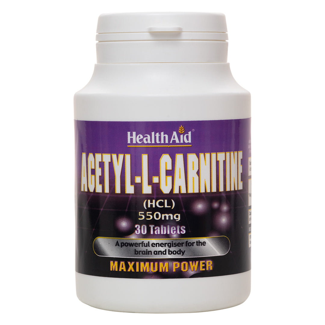 AcetylLCarnitine 550mg Tablets HealthAid®