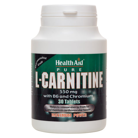 L-Carnitine 550mg + Vitamin B6+ Chromium Tablets