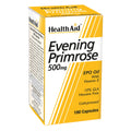 Evening Primrose Oil 500mg + Vitamin E Capsules - HealthAid