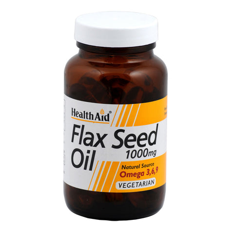 Flaxseed Oil 1000mg 60 Capsules - HealthAid