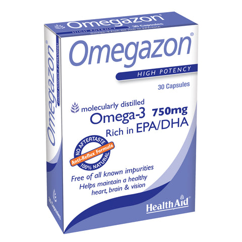 Omegazon (Omega 3 Fish Oil) Capsules - HealthAid
