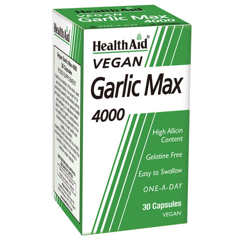 GarlicMax 4000 (Pure Garlic Extract) Vegicaps - HealthAid