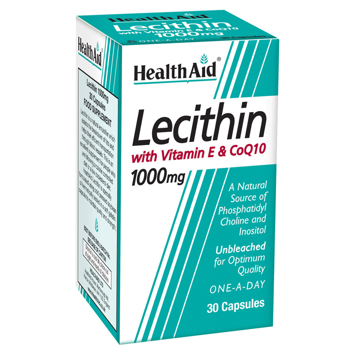 Lecithin 1000mg Capsules - HealthAid