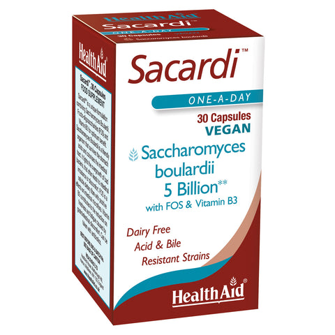 Sacardi (Saccharomyces boulardii) Vegicaps