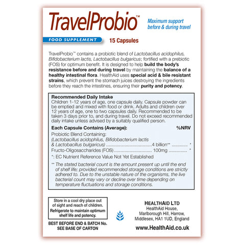 TravelProbio Vegicaps