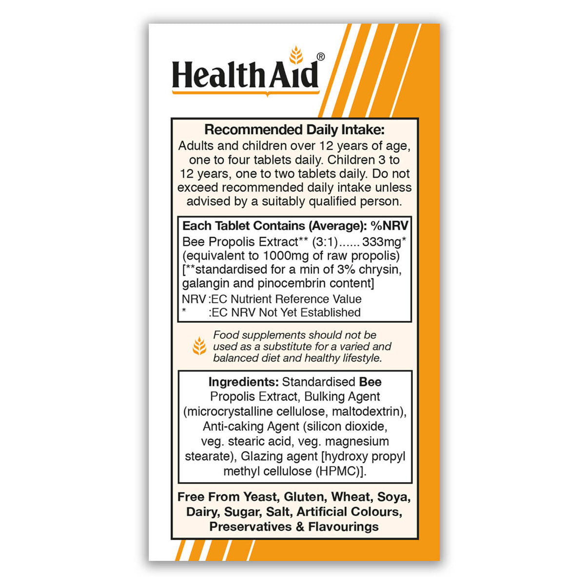 Bee Propolis 1000mg Tablets