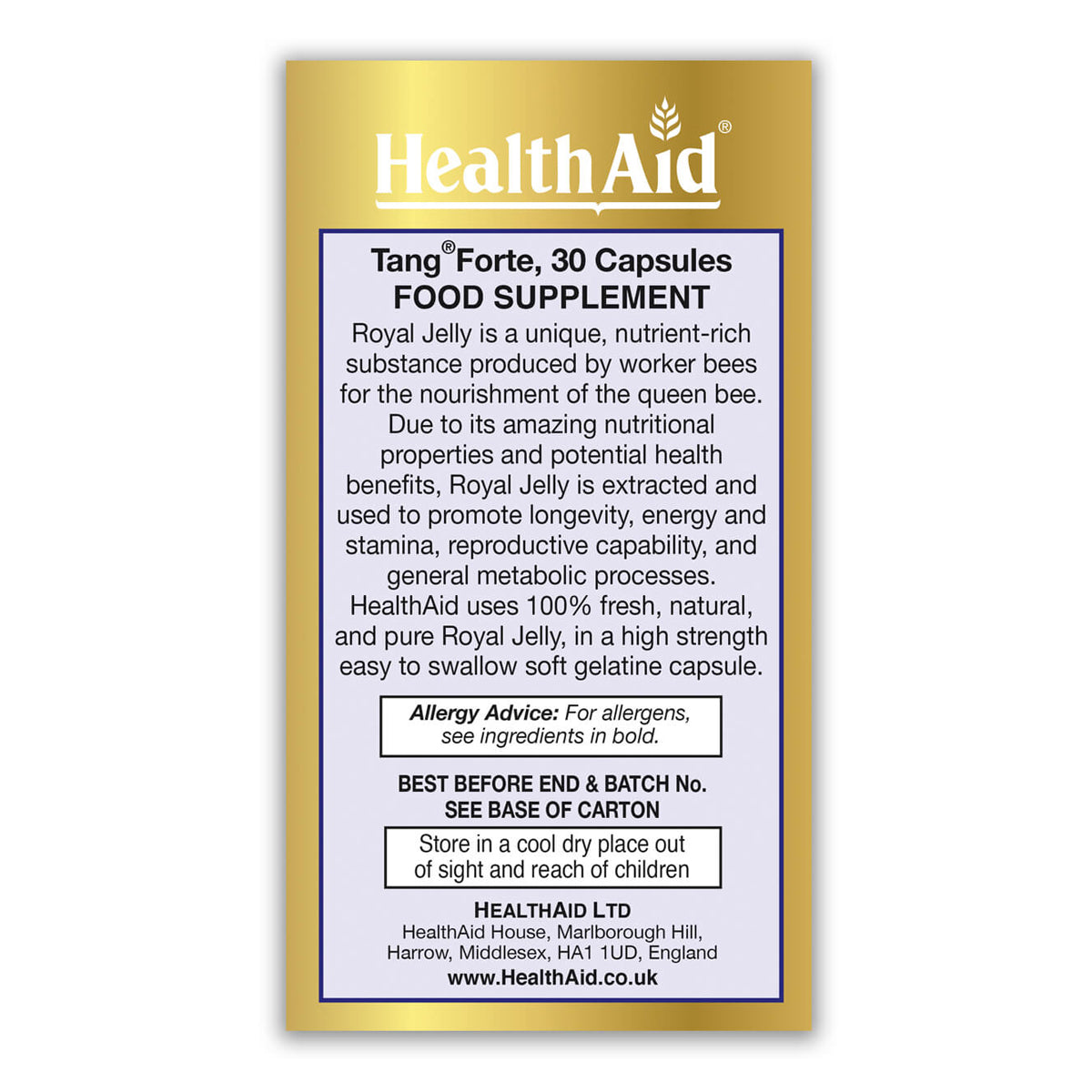 Tang® Forte +Vit E - HealthAid