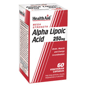 Alpha Lipoic Acid 250mg Vegicaps - HealthAid