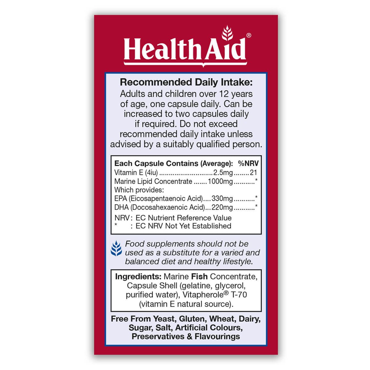 Hartgard EPA 1000 Capsules