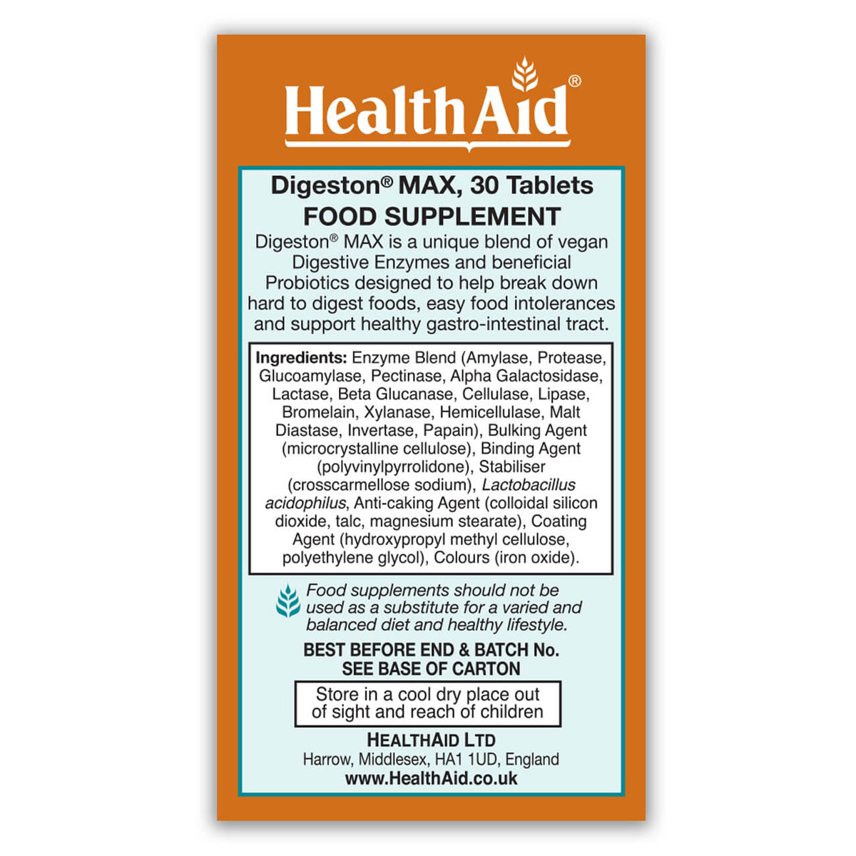 Digeston Max 30 Tablets