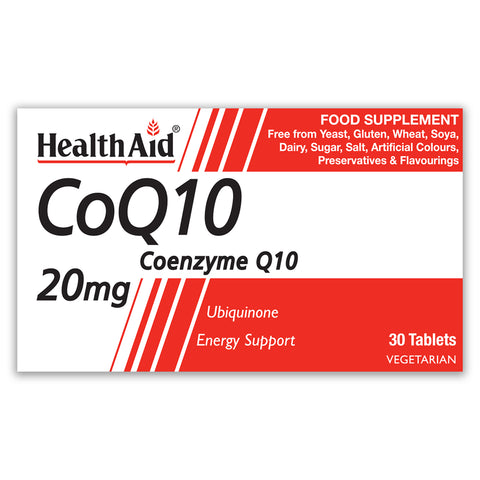 CoQ-10 20mg Prolonged Release Tablets - HealthAid