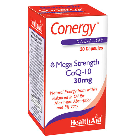 Conergy CoQ-10 30mg +Vit E Capsules