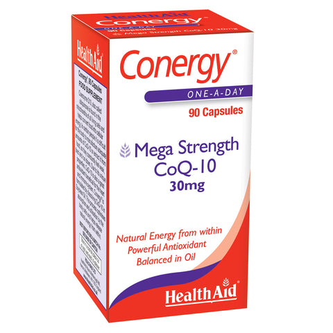 Conergy CoQ-10 30mg +Vit E Capsules