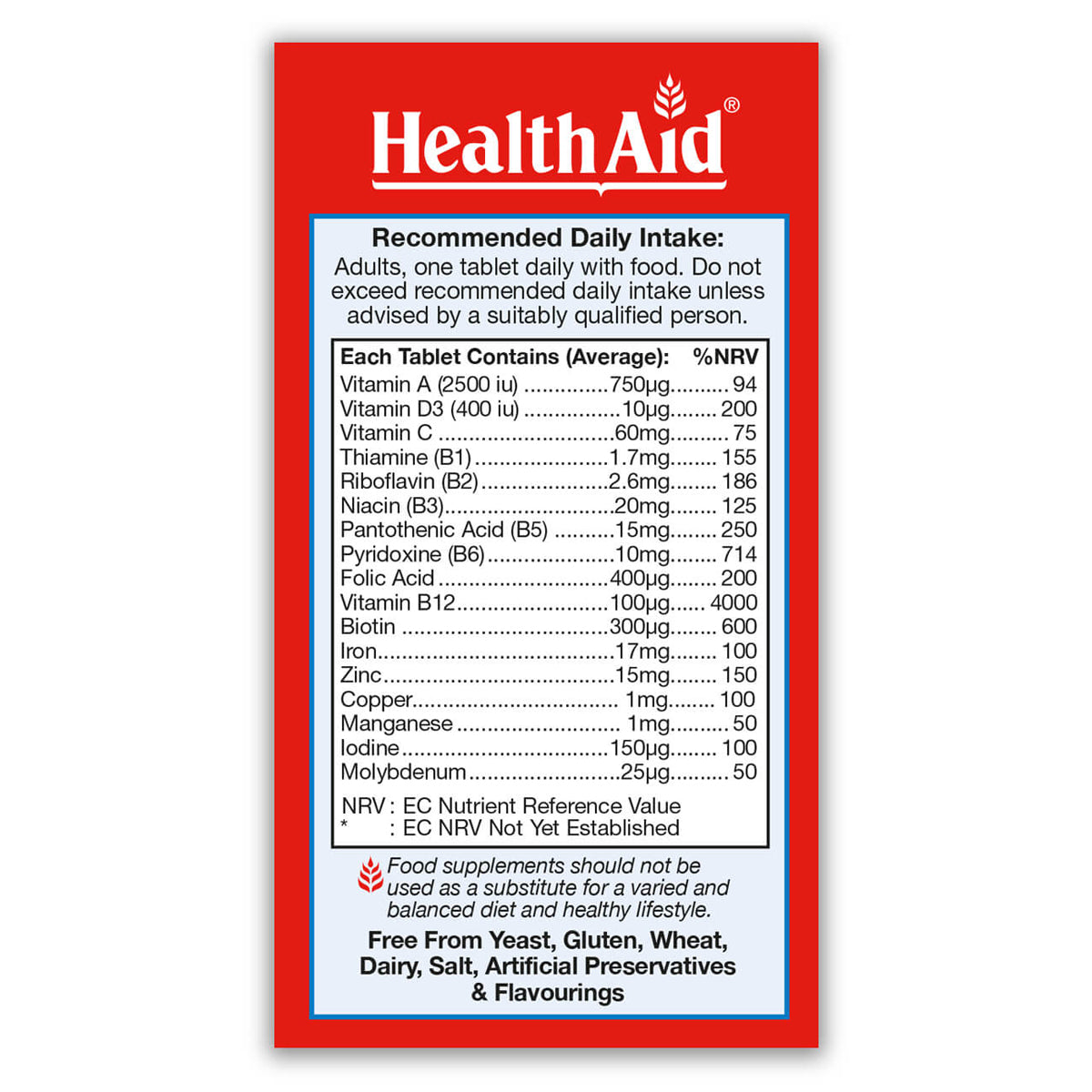 Haemovit Tablets - HealthAid