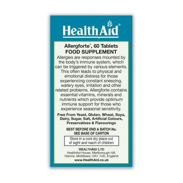 AllerGForte® Tablets - HealthAid