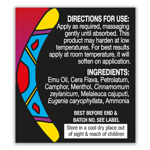 Emu Oil - Muscle & Joint Rub Cream