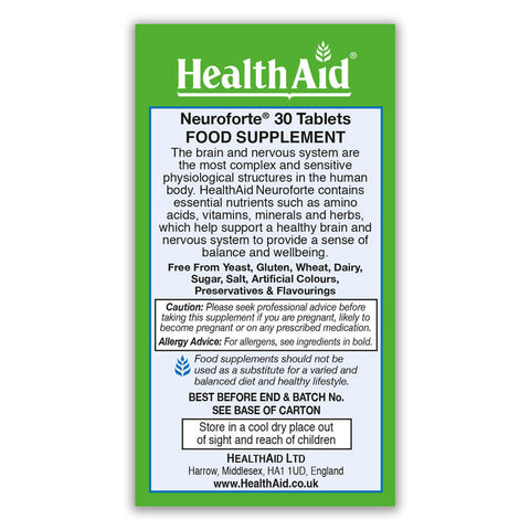 NeuroForte Tablets - HealthAid