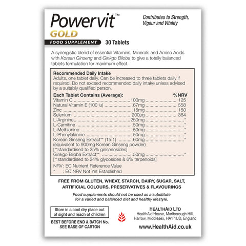 PowerVit® GOLD Tablets