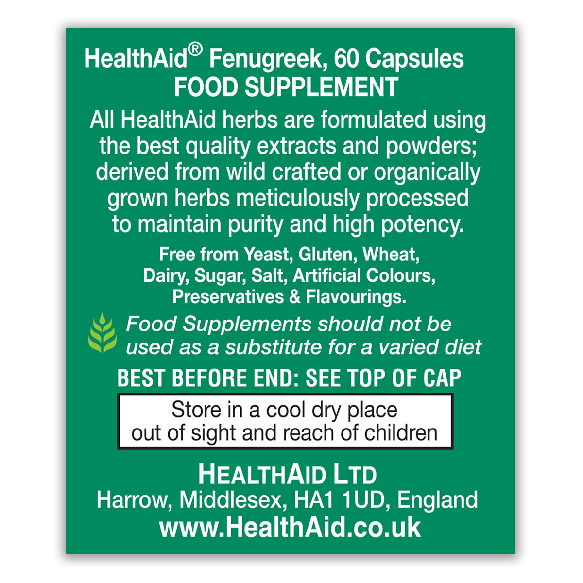 Fenugreek 300mg Capsules