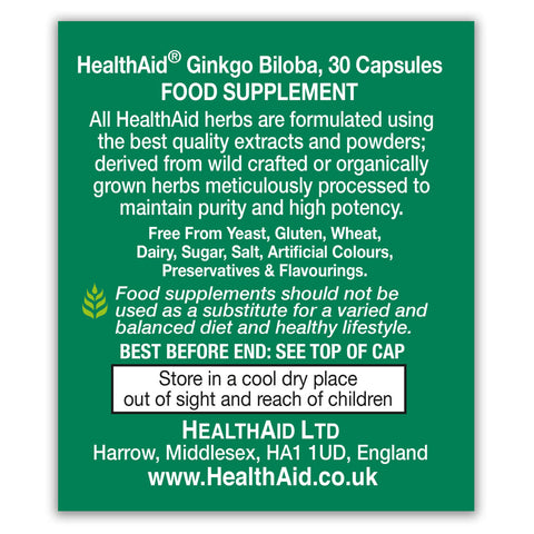 Ginkgo Biloba  5000mg Capsules