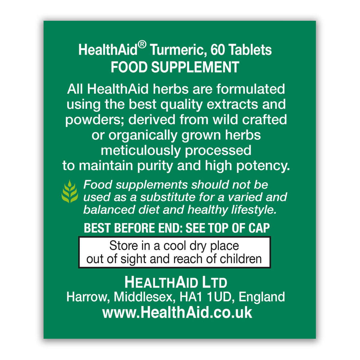 Turmeric Tablets (Curcumin) Tablets