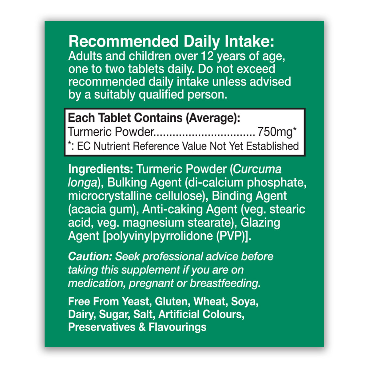 Turmeric Tablets (Curcumin) Tablets